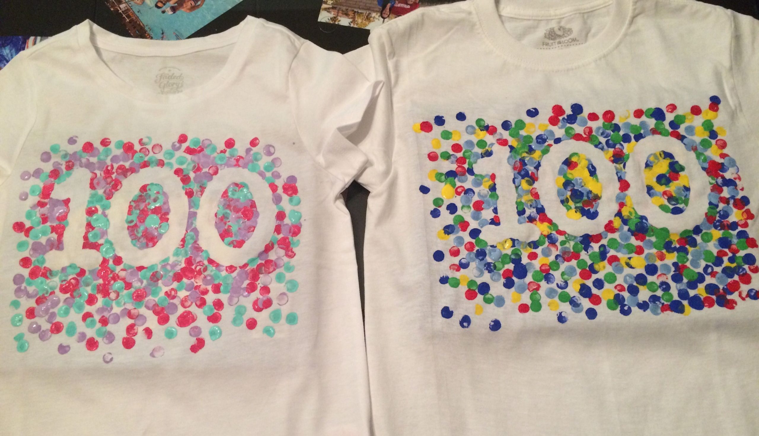 how to make 100 days of school shirt